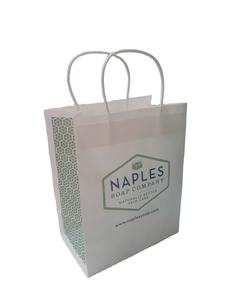 Bolsas de papel de artesanía marrón de Vietnam Company para compras de velas y bodas Impresión en offset Manejo de superficies - Product Image 2