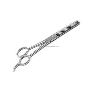 Ciseaux de barbier professionnels en acier inoxydable de haute qualité, légers, à prise souple et facile, pour droitiers, super tranchants pour hommes - Product Image 3