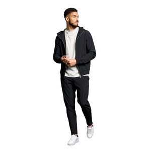 Chándal Deportivo de Invierno con Capucha, Cortavientos, Ecológico, Transpirable, de Spandex/Nylon Ligero, con Cierre de Cremallera, Corte Regular - Product Image 2