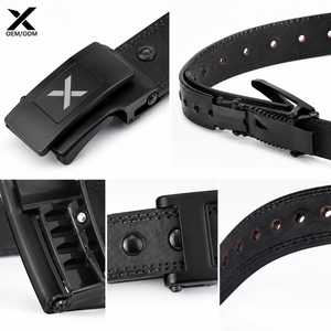 Ceinture de musculation en cuir véritable avec boucle à levier personnalisée – Guide des tailles – Ceinture de levage de poids en cuir de vachette véritable – OEM ODM Marque privée - Product Image 4
