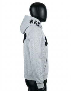 Sweat à capuche personnalisable pour homme, 360 GSM, mélange coton/polyester, couleur unie, mode hiver, séchage rapide, respirant, anti-boulochage - Product Image 3