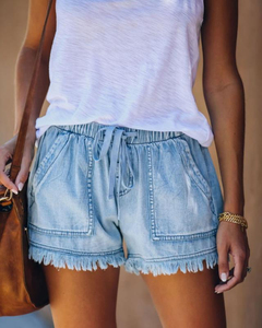 Shorts décontractés sportifs pour femmes de haute qualité, taille élastique, séchage rapide, imprimé champignon, bordure en dentelle, fermeture à cordon, couleur personnalisée, nouveauté - Product Image 1