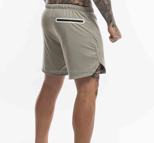 กางเกงขาสั้นจ็อกเกอร์ผ้าเฟรนช์เทอร์รี่แบบมีกระดุม ระบายอากาศได้ดี แห้งเร็ว เหมาะสำหรับออกกำลังกาย วิ่ง เล่นกีฬา เป็นมิตรกับสิ่งแวดล้อม - Product Image 3