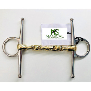 Bocado de caballo Waterford de alta calidad hecho a medida, de plata alemana y acero inoxidable, disponible en todos los tamaños. - Product Image 1