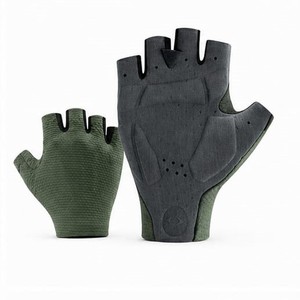 Gants de cyclisme mi-doigts en PU, respirants, unisexes, pour la course et les activités de plein air - Product Image 5