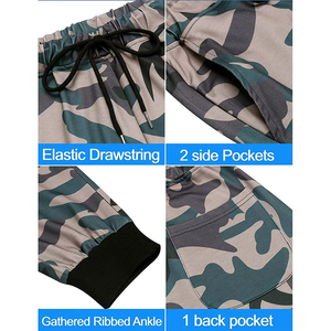 Ropa Deportiva de Invierno para Hombre, Sudadera con Estampado de Camuflaje, Conjuntos Deportivos con Estampado de Camuflaje, Chándal Deportivo de Alta Calidad - Product Image 5