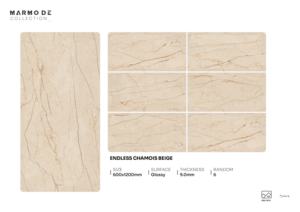 Carreaux de porcelaine brillants de qualité export, format 600x1200, grand format, pour sols et murs, usage intérieur haut de gamme - Product Image 5