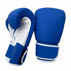 Guantes de Entrenamiento de Boxeo Profesional, MMA y Muay Thai, Personalizados, de Cuero Transpirable, con Correa de Muñeca Ajustable, con Cierre de Cordones o Velcro - Product Image 4