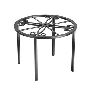 Support de plante en métal durable, support rond pour plante, support de pot de fleurs en fer, intérieur/extérieur - Product Image 2
