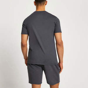 Ensembles d'été décontractés pour hommes avec shorts, fabriqués au Pakistan, 100 % coton, personnalisables, collection 2025 - Product Image 5