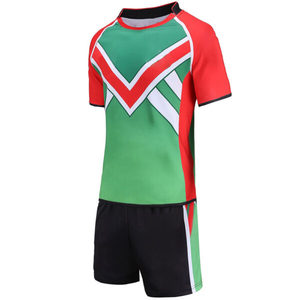 Uniformes de Rugby Personalizados Multicolores, Transpirables, de Poliéster, Kits de Equipo de Rugby OEM, Impresión por Transferencia de Calor, Ligeros, para Adultos - Product Image 2