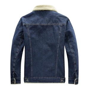 Veste en jean matelassée longue extensible sur mesure pour homme, style streetwear, coupe-vent, polyester/coton, hiver, grandes tailles, fausses fermetures éclair - Product Image 3