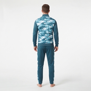 Men's Camo Sublimation Training Suit Zip Up <b>Jacket</b> Matching <b>Trousers</b> Gym Workout Athletic Sportswear Two Piece <b>Set</b> - Product Image 6