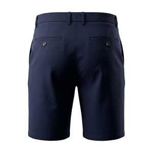 Factory Wholesale From Bangladesh Men's 9" Inseam Flat Front Golf Shorts Tailored Fit Casual Chino Shorts with <b>Stretch</b> Waistband - Product Image 2
