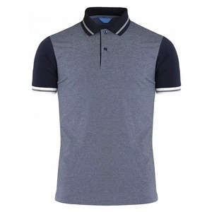 Camisa de Golf de Manga Corta Tejida, Estilo Casual de Verano, Personalizable, Cuello Camisero - Product Image 1