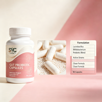Capsules de Probiotiques pour Adultes Marque Blanche OEM – Équilibre Intestinal, Bien-être Saisonnier, Formule Multi-Souches – 90 Capsules/Flacon – Vente en Gros