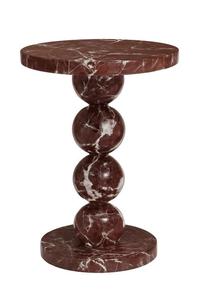 <b>Round</b> Wood Nightstand Pair: Beaded Tripod Leg Bedside <b>Tables</b> Newest Furniture 2026 - Product Image 3