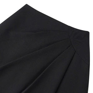 Jupe classique noire évasée à taille haute pour femme |   Jupe Kate pour Tenue de Bureau Formelle |   LAVIEM - Product Image 4