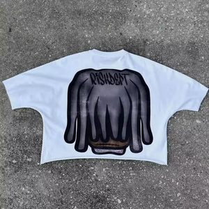 เสื้อยืดโอเวอร์ไซส์ทรงบ็อกซี่ พิมพ์ลายด้านหน้า คุณภาพสูง ผ้าฝ้าย 100% เป็นมิตรต่อสิ่งแวดล้อม ไม่เป็นขุย สำหรับผู้ชาย - Product Image 6