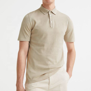 Camisa Polo Elegante para Hombre, Tela de Algodón Piqué, Manga Corta, Informal, para Golf y Deportes, Cuello Clásico, Transpirable y Cómoda - Product Image 1