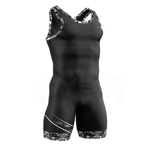 Premium Export Quality Sublimation <b>Wrestling</b> Singlets Custom Sublimation Design With Moisture Management Fabric - Product Image 2