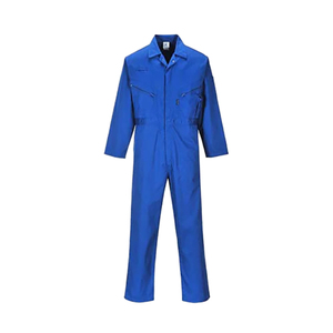 Men's <b>Waterproof</b> <b>Work</b> Coverall Boilersuit Royal Blue Zip Front Multi-Pocket Industrial Workwear Uniform Wholesale OEM - Product Image 1