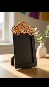 Modern Epoxy Resin Wood Photo <b>Frame</b> Personalized Handmade Wooden Picture <b>Frame</b> with Clear Resin for Living Room Home Decor - Product Image 6
