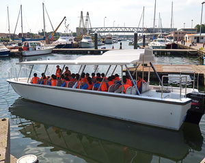 Yate de lujo UBI 1230 de aluminio personalizado para 30 pasajeros, taxi acuático, categoría ferry, para cruceros premium de 12 m. - Product Image 1