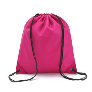 Wholesale Customized Promotional Polyester Nylon Drawstring 30cm Shop and Backpack Draw <b>String</b> <b>Bags</b> high quality custom logo - Product Image 2