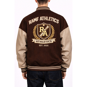 Custom Mens Varsity College <b>Jacket</b> <b>Baseball</b> <b>Bomber</b> <b>Jacket</b> Vintage Sweatshirt Casual Unisex Streetwear Coats with Patch - Product Image 2