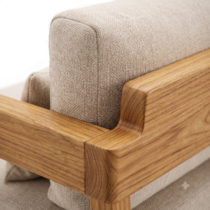 Juego de Sofás para Exteriores ARTERRA Premium Hotel Villa Teak, Cojines Resistentes a la Intemperie, Mesa de Centro Ovalada, Muebles de Patio - Product Image 4