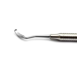 Curette osseuse dentaire double extrémité Lucas, instrument chirurgical en acier inoxydable, équipement dentaire, outils approuvés ISO - Product Image 4