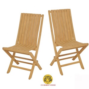 CHAISE PLIANTE EN BOIS DE TECK POUR L'EXTÉRIEUR IDÉAL POUR LE JARDIN ET LES PARCS - Product Image 2