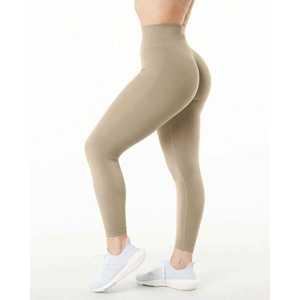 Nouveaux Leggings de Sport et Yoga Tricotés Respirants Slim Fit d'Été de Haute Qualité pour Femmes, Taille Haute, Motif Streetwear - Product Image 1