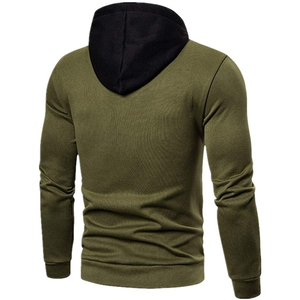 Sweat-shirts et sweats à capuche pour hommes en tricot décontracté à blocs de couleur, en polyester et coton, pour l'automne, orange, bleu marine, noir, style Racing Gear - Product Image 4