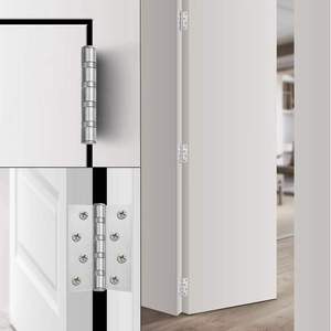 Puerta de Madera Personalizada de Fábrica con Bisagra de Acero Inoxidable de 4 Pulgadas, Cierre Suave, Grosor de 5 mm, Ángulo de Apertura de 180 Grados - Product Image 6