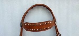 Genuine Leather Western Horse Bridle <b>Rope</b> Halter High Quality Wholesale Price Equestrian Hand-Tooled Customizable Tack Set - Product Image 4