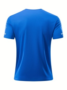 Uniforme de Rugby Unisex de Alta Calidad, Camiseta de Fútbol Transpirable de Malla, Estilo Americano, Color Azul Sólido, para Fitness y Running - Product Image 2