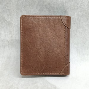 Carteras y tarjeteros de cuero Crazy Horse para hombre con bloqueo RFID, estilo vintage, billetera plegable de alta calidad para negocios y viajes - Product Image 5