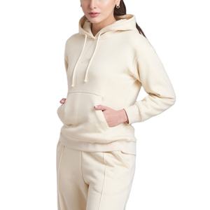Nouveau survêtement en coton de haute qualité pour femmes sweat à capuche et pantalon personnalisables ensemble couleur unie jogging survêtement pour femmes - Product Image 3
