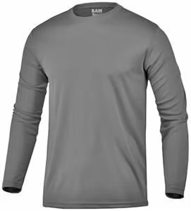 เสื้อยืดแขนยาวผู้ชาย OEM แบบเรียบ สำหรับวิ่ง ออกกำลังกาย โลโก้สั่งทำได้ น้ำหนักเบา ระบายอากาศดี เสื้อยืดฤดูร้อน ขายส่ง แห้งเร็ว ชุดออกกำลังกาย - Product Image 6