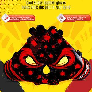 Guantes de Fútbol Americano Elásticos, Transpirables, Duraderos, Ligeros, Cómodos y de Ajuste Seguro - Product Image 4