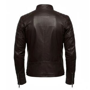 Wholesale Motorcycle Leather <b>Jacket</b> Best Design Protective Biker <b>Racing</b> Wear New Slim Fit Plain Motorbike Leather <b>Jacket</b> - Product Image 2