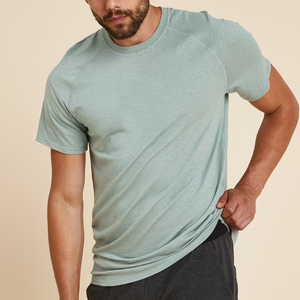 T-shirt Homme Personnalisé 100% Coton Lourd Coupe Droite Respirant Séchage Rapide Manches Courtes Impression Personnalisée Vierge - Product Image 6