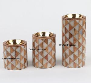 Quemador de incienso Bakhoor Mubakhar de madera natural con diseño de resina, inserto de latón, decoración para el hogar, quemador de fragancias al mejor precio. - Product Image 4