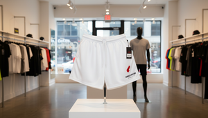 Shorts décontractés en polyester pour hommes, tissu doux, respirant, léger, taille élastique, confortable, à séchage rapide, pour la salle de sport et la course à pied - Product Image 5