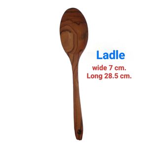 ชุดอุปกรณ์ครัวไม้ทำจากไม้สัก ทำด้วยมือ ใช้กับน้ำมันมะพร้าว ไม่เคลือบผิว ปลอดภัย ปราศจากสารพิษ - Product Image 1