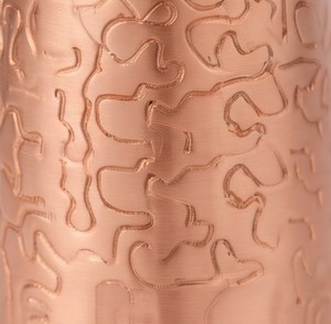 Vaso de Cobre Vintage Grabado con Láser, Taza de Metal Martillado para Fiestas de Adultos - Product Image 6