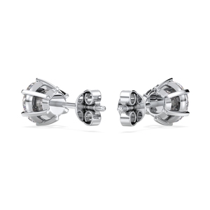 REYES – boucles d'oreilles rondes en Moissanite de 2.06 carats, classiques, en or 14K, 18K, 22K, bijoux fins pour mariage, cadeau parfait pour femmes - Product Image 5