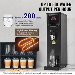 "1500W Electric Hot Water Dispenser with 316 Stainless Steel <b>Heating</b> <b>Tube</b> for Commercial Use" - Product Image 2